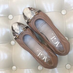 AGL Shoes, size 38 1/2 (7.5 to 8) genuine leather. Pristine